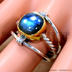 Labradorite 925 Sterling Silver Ring (SJWR-2544)