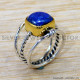 Lapis Lazuli 925 Sterling Silver Ring (SJWR-2545) Lapis Lazuli 925 Sterling Silver Ring (SJWR-2545)