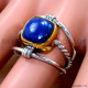 Lapis Lazuli 925 Sterling Silver Ring (SJWR-2545) Lapis Lazuli 925 Sterling Silver Ring (SJWR-2545)
