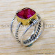 Ruby 925 Sterling Silver Ring (SJWR-2546) Ruby 925 Sterling Silver Ring (SJWR-2546)