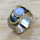 Rainbow Moonstone 925 Sterling Silver Ring (SJWR-2556) Rainbow Moonstone 925 Sterling Silver Ring (SJWR-2556)