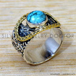 Turquoise 925 Sterling Silver Ring (SJWR-2560) Turquoise 925 Sterling Silver Ring (SJWR-2560)