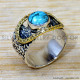 Turquoise 925 Sterling Silver Ring (SJWR-2560) Turquoise 925 Sterling Silver Ring (SJWR-2560)