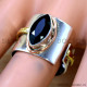 Black Onyx 925 Sterling Silver Ring (SJWR-2566) Black Onyx 925 Sterling Silver Ring (SJWR-2566)