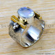 Rainbow Moonstone 925 Sterling Silver Ring (SJWR-2569) Rainbow Moonstone 925 Sterling Silver Ring (SJWR-2569)