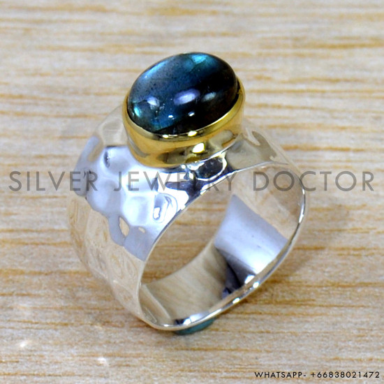 Labradorite 925 Sterling Silver Ring (SJWR-2573) Labradorite 925 Sterling Silver Ring (SJWR-2573)