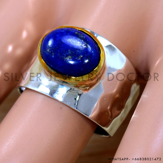 Lapis Lazuli 925 Sterling Silver Ring (SJWR-2574) Lapis Lazuli 925 Sterling Silver Ring (SJWR-2574)