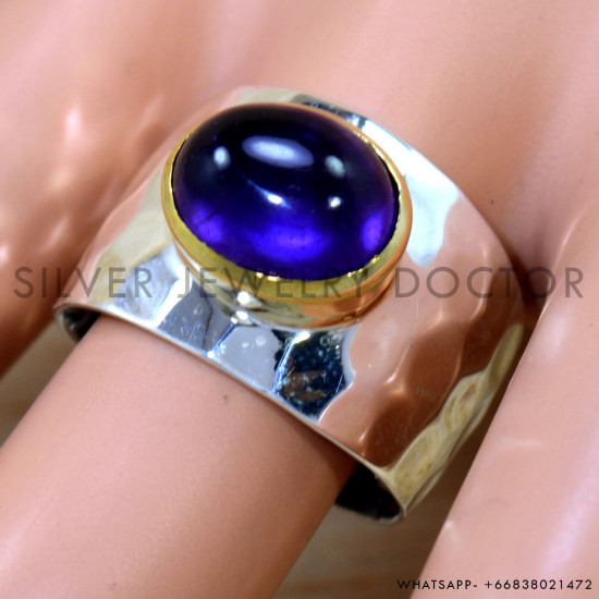 Amethyst 925 Sterling Silver Ring (SJWR-2575) Amethyst 925 Sterling Silver Ring (SJWR-2575)