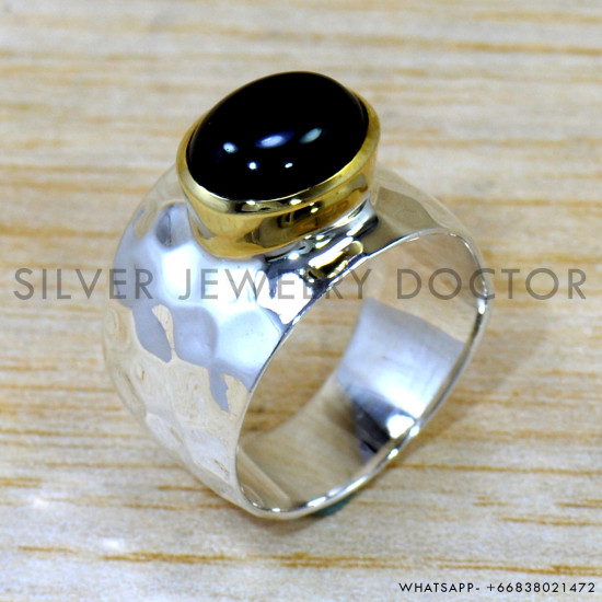 Black Onyx 925 Sterling Silver Ring (SJWR-2576) Black Onyx 925 Sterling Silver Ring (SJWR-2576)