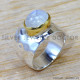 Rainbow Moonstone 925 Sterling Silver Ring (SJWR-2578) Rainbow Moonstone 925 Sterling Silver Ring (SJWR-2578)