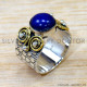 Lapis Lazuli 925 Sterling Silver Ring (SJWR-2584) Lapis Lazuli 925 Sterling Silver Ring (SJWR-2584)