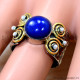 Lapis Lazuli 925 Sterling Silver Ring (SJWR-2584) Lapis Lazuli 925 Sterling Silver Ring (SJWR-2584)