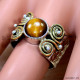 Tiger Eye 925 Sterling Silver Ring (SJWR-2586) Tiger Eye 925 Sterling Silver Ring (SJWR-2586)
