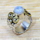 Rainbow Moonstone 925 Sterling Silver Ring (SJWR-2588) Rainbow Moonstone 925 Sterling Silver Ring (SJWR-2588)