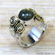 Labradorite 925 Sterling Silver Ring (SJWR-2590) Labradorite 925 Sterling Silver Ring (SJWR-2590)