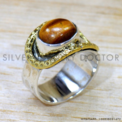 Tiger Eye 925 Sterling Silver Ring (SJWR-2603) Tiger Eye 925 Sterling Silver Ring (SJWR-2603)