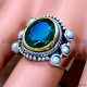 Green Onyx 925 Sterling Silver Ring (SJWR-2606) Green Onyx 925 Sterling Silver Ring (SJWR-2606)