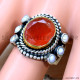 Carnelian 925 Sterling Silver Ring (SJWR-2612) Carnelian 925 Sterling Silver Ring (SJWR-2612)