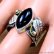 Black Onyx 925 Sterling Silver Ring (SJWR-2619) Black Onyx 925 Sterling Silver Ring (SJWR-2619)