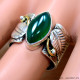 Green Onyx 925 Sterling Silver Ring (SJWR-2622) Green Onyx 925 Sterling Silver Ring (SJWR-2622)