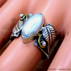 Pearl 925 Sterling Silver Ring (SJWR-2623)