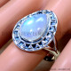 Rainbow Moonstone 925 Sterling Silver Ring (SJWR-2627)