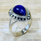 Lapis Lazuli 925 Sterling Silver Ring (SJWR-2630) Lapis Lazuli 925 Sterling Silver Ring (SJWR-2630)