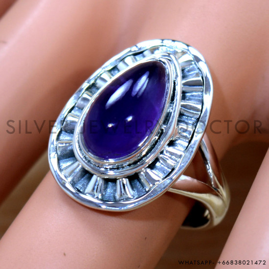 Amethyst 925 Sterling Silver Ring (SJWR-2631) Amethyst 925 Sterling Silver Ring (SJWR-2631)