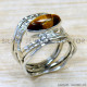 Tiger Eye 925 Sterling Silver Ring (SJWR-2633) Tiger Eye 925 Sterling Silver Ring (SJWR-2633)