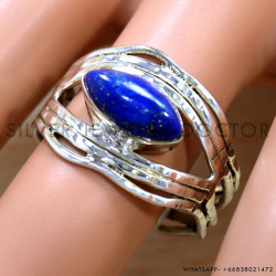 Lapis Lazuli 925 Sterling Silver Ring (SJWR-2635)