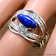 Lapis Lazuli 925 Sterling Silver Ring (SJWR-2635) Lapis Lazuli 925 Sterling Silver Ring (SJWR-2635)