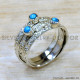 Turquoise 925 Sterling Silver Ring (SJWR-2637) Turquoise 925 Sterling Silver Ring (SJWR-2637)