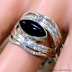 Black Onyx 925 Sterling Silver Ring (SJWR-2638) Black Onyx 925 Sterling Silver Ring (SJWR-2638)