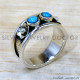 Turquoise 925 Sterling Silver Ring (SJWR-2640) Turquoise 925 Sterling Silver Ring (SJWR-2640)