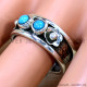 Turquoise 925 Sterling Silver Ring (SJWR-2640) Turquoise 925 Sterling Silver Ring (SJWR-2640)