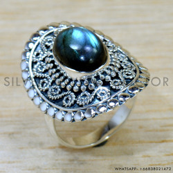 Labradorite 925 Sterling Silver Ring (SJWR-2644)