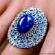 Lapis Lazuli 925 Sterling Silver Ring (SJWR-2648) Lapis Lazuli 925 Sterling Silver Ring (SJWR-2648)