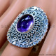 Amethyst 925 Sterling Silver Ring (SJWR-2650) Amethyst 925 Sterling Silver Ring (SJWR-2650)