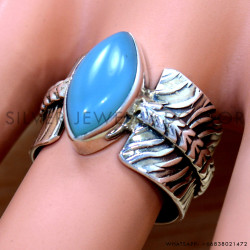 Chalcedony 925 Sterling Silver Ring (SJWR-2655)