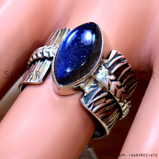 Labradorite 925 Sterling Silver Ring (SJWR-2656) Labradorite 925 Sterling Silver Ring (SJWR-2656)