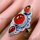 Carnelian 925 Sterling Silver Ring (SJWR-2669) Carnelian 925 Sterling Silver Ring (SJWR-2669)
