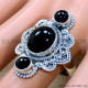 Black Onyx 925 Sterling Silver Ring (SJWR-2674) Black Onyx 925 Sterling Silver Ring (SJWR-2674)