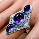 Amethyst 925 Sterling Silver Ring (SJWR-2675) Amethyst 925 Sterling Silver Ring (SJWR-2675)