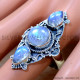 Rainbow Moonstone 925 Sterling Silver Ring (SJWR-2678) Rainbow Moonstone 925 Sterling Silver Ring (SJWR-2678)