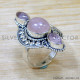 Rose Quartz 925 Sterling Silver Ring (SJWR-2681) Rose Quartz 925 Sterling Silver Ring (SJWR-2681)