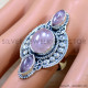 Rose Quartz 925 Sterling Silver Ring (SJWR-2681) Rose Quartz 925 Sterling Silver Ring (SJWR-2681)