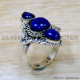 Lapis Lazuli 925 Sterling Silver Ring (SJWR-2689) Lapis Lazuli 925 Sterling Silver Ring (SJWR-2689)