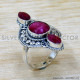 Ruby 925 Sterling Silver Ring (SJWR-2697) Ruby 925 Sterling Silver Ring (SJWR-2697)