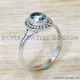 Blue Topaz 925 Sterling Silver Ring (SJWR-2701) Blue Topaz 925 Sterling Silver Ring (SJWR-2701)