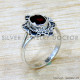 Garnet 925 Sterling Silver Ring (SJWR-2711) Garnet 925 Sterling Silver Ring (SJWR-2711)